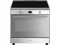 Отдельностоящий варочный центр, 90х60 см, Нержавеющая сталь Smeg CG90IXT9