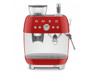 Кофемашина-эспрессо со встроенной кофемолкой SMEG EGF03RDEU, цвет красный