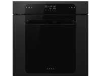 Многофункциональный духовой шкаф SMEG SO6202M2B, комбинированный с микроволновой печью, 60 см, 11 функций, чёрное стекло