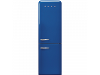 Отдельностоящий двухдверный холодильник, стиль 50-х годов, 60 см, Синий Smeg FAB32RBE3