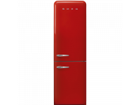 Отдельностоящий двухдверный холодильник, стиль 50-х годов, 60 см, Красный Smeg FAB32RRD3