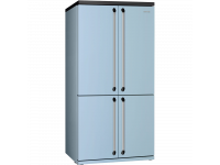 Отдельностоящий 4-х дверный холодильник Side-by-Side, 92 см, Голубой Smeg FQ960PB