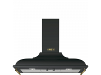 Вытяжка настенная декоративная, 89,5 см, Чёрный Smeg KC19AOE