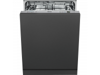 Полностью встраиваемая посудомоечная машина, 60 см, Серебристый Smeg STP364S