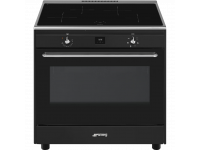 Отдельностоящий варочный центр, 90х60 см, Антрацит Smeg CG90IANT9