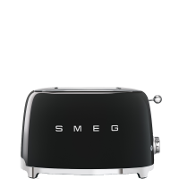 Тостер на 2 ломтика, Чёрный Smeg TSF01BLEU