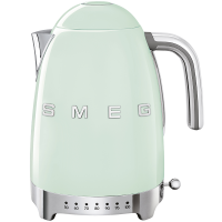Чайник электрический с регулируемой температурой, объем 1,7 л, Зеленый Smeg KLF04PGEU