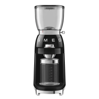 Кофемолка Стиль 50-х, Чёрный Smeg CGF01BLEU