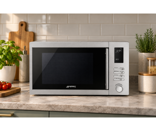 Smeg MOE25X: микроволновая печь с грилем для домашней кухни Smeg MOE25X: микроволновая печь с грилем для домашней кухни