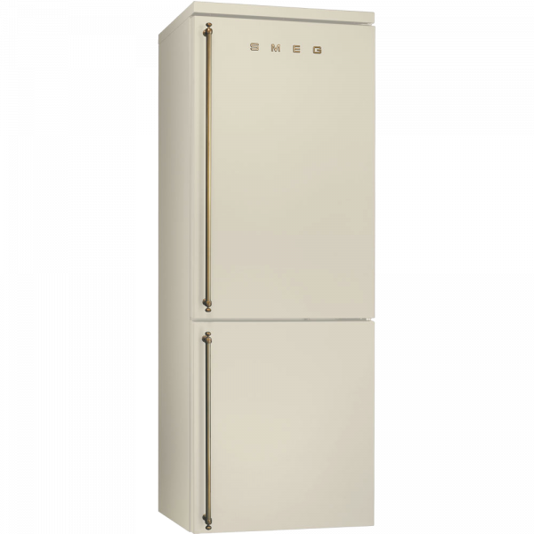 Отдельностоящий холодильник, 70 см, Кремовый Smeg FA8003P