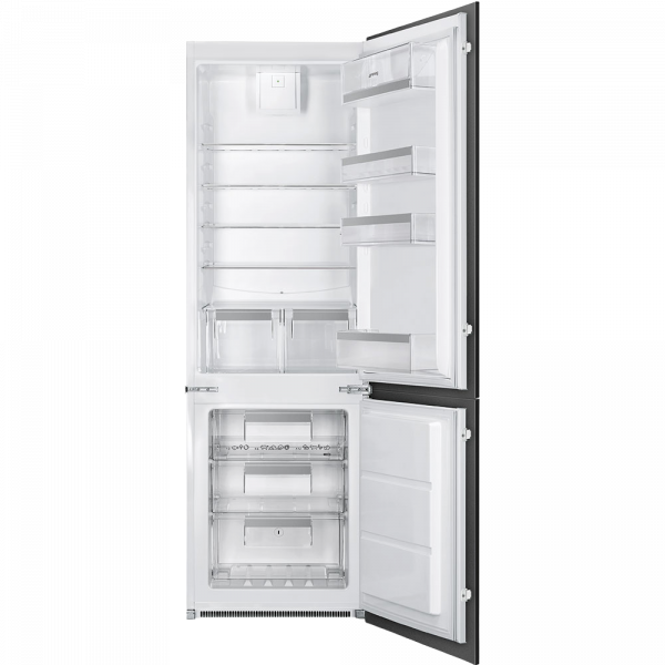 Встраиваемый комбинированный холодильник, Белый Smeg C7280NEP