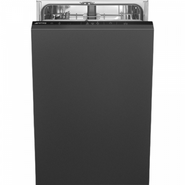 Полностью встраиваемая посудомоечная машина, 45 см, Чёрный Smeg ST4522IN