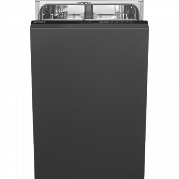 Полностью встраиваемая посудомоечная машина, 45 см, Чёрный Smeg ST4512IN