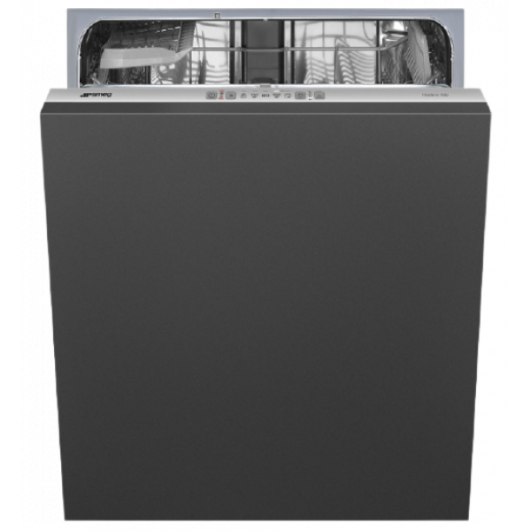 Полностью встраиваемая посудомоечная машина, 60 см, Чёрный Smeg STL281DS