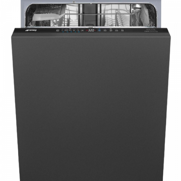 Полностью встраиваемая посудомоечная машина, 60 см, Чёрный Smeg STL232CL
