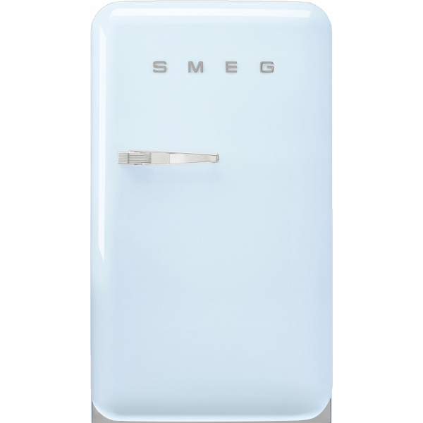 Отдельностоящий однодверный холодильник, стиль 50-х годов, 54,5 см, Голубой, Smeg FAB10RPB5