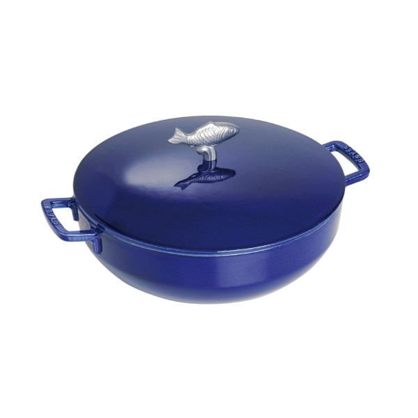 Сотейник Staub 28 см, 4,65 л, темно-синий