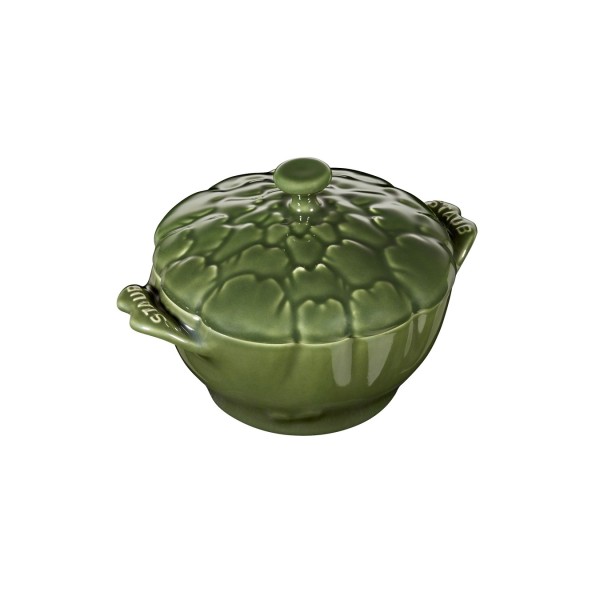 Кокот  Staub "Артишок", 12,5 см, темно-зеленый