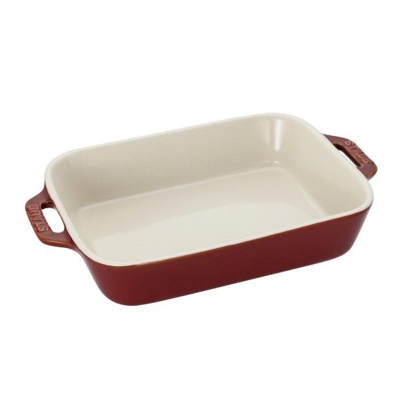 Форма Staub прямоугольная керамическая, 20х16 см, античный медный
