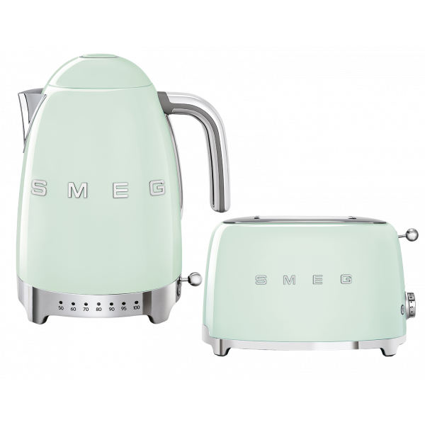 Набор Smeg чайник KLF04PGEU + тостер TSF01PGEU Зеленый