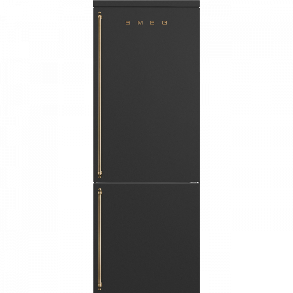 Отдельностоящий холодильник, 70 см, Антрацит Smeg FA8005RAO