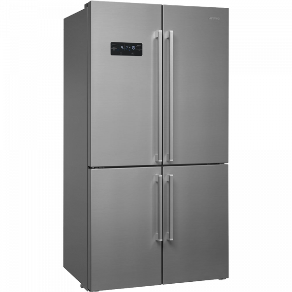Отдельностоящий 4-х дверный холодильник Side-by-Side, Нержавеющая сталь Smeg FQ60X2PEAI