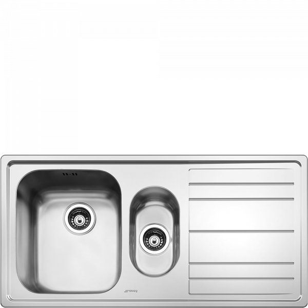 Врезная мойка, Нержавеющая сталь Smeg LEH102D