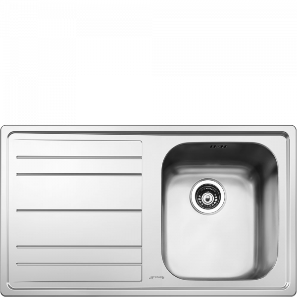 Врезная мойка, Нержавеющая сталь Smeg LEH861S