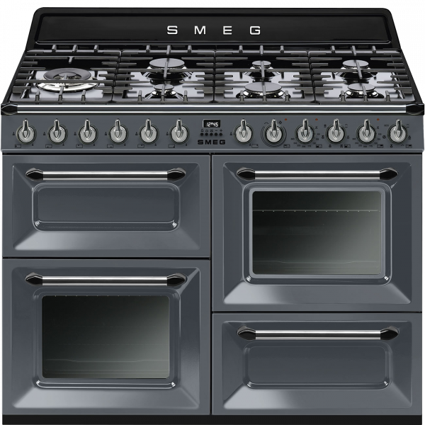 Отдельностоящий варочный центр, 110х60 см, Серый Smeg TR4110GR