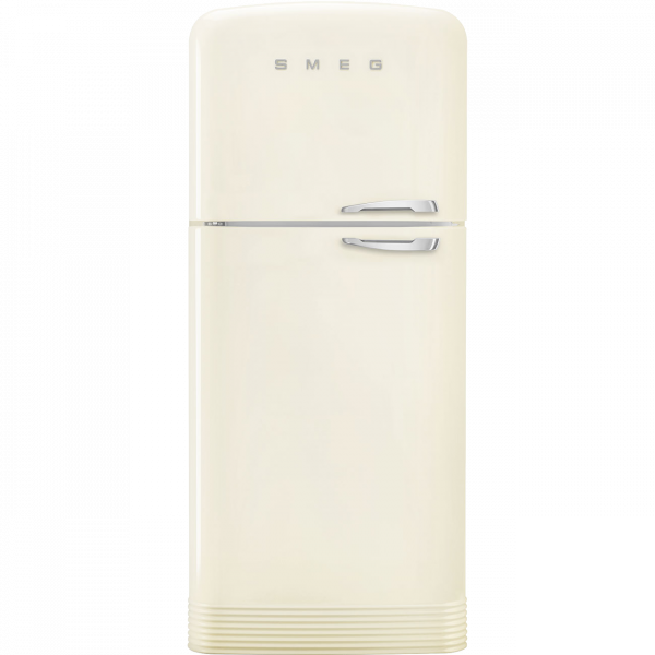 Отдельностоящий двухдверный холодильник, стиль 50-х годов, 80 см, Кремовый Smeg FAB50LCR5