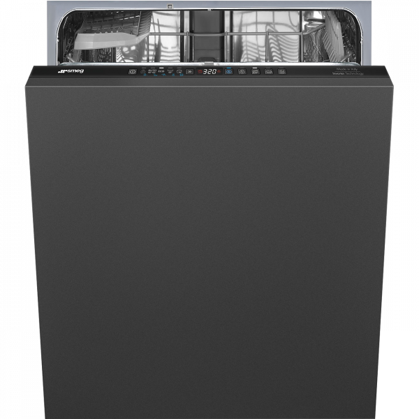 Полностью встраиваемая посудомоечная машина, 60 см, Черный Smeg ST273CL