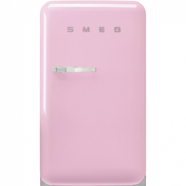 Отдельностоящий однодверный холодильник, стиль 50-х годов, 54,5 см, Розовый, Smeg FAB10RPK5
