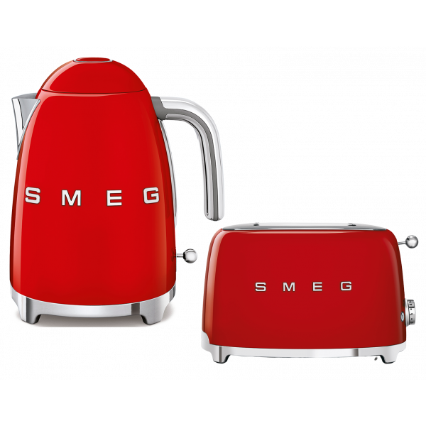 Набор Smeg чайник KLF03RDEU + тостер TSF01RDEU Красный