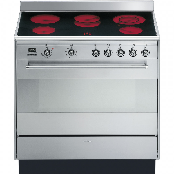 Cтеклокерамический варочный центр SMEG SUK91CMX9
