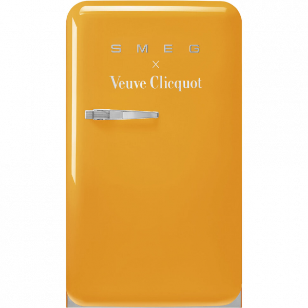 Отдельностоящий однодверный холодильник, стиль 50-х годов, 54,5 см, Veuve Clicquot Smeg FAB10RDYVC5
