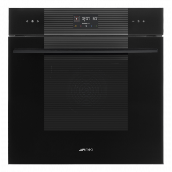 Многофункциональный духовой шкаф, 60 см, Чёрный Smeg SO6102TB3