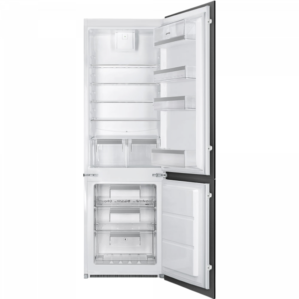 Встраиваемый комбинированный холодильник, Белый Smeg C7280NEP1