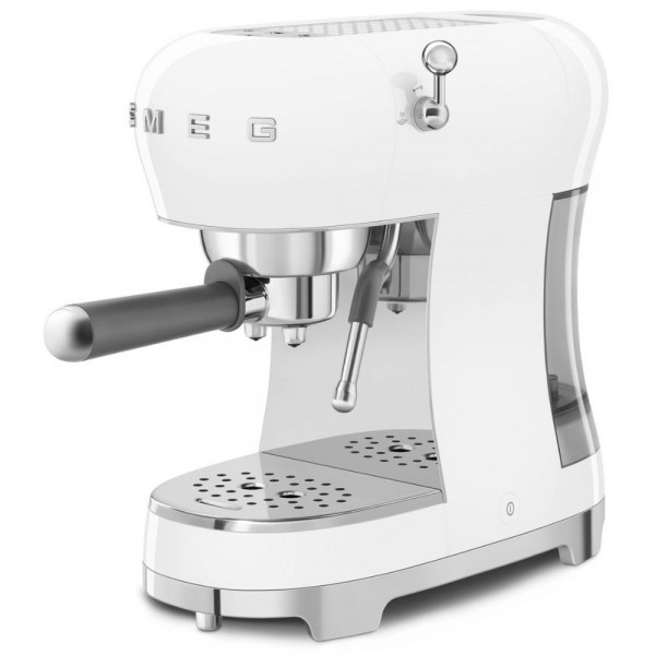 Кофемашина-эспрессо Smeg ECF02WHEU, белая