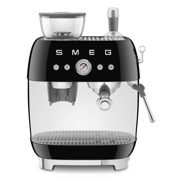 Кофемашина-эспрессо со встроенной кофемолкой Smeg EGF03BLEU чёрный