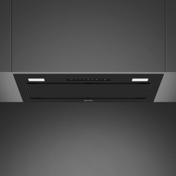 Встраиваемая вытяжка, 59,7 см, Smeg KSG6P4MB чёрный матовый