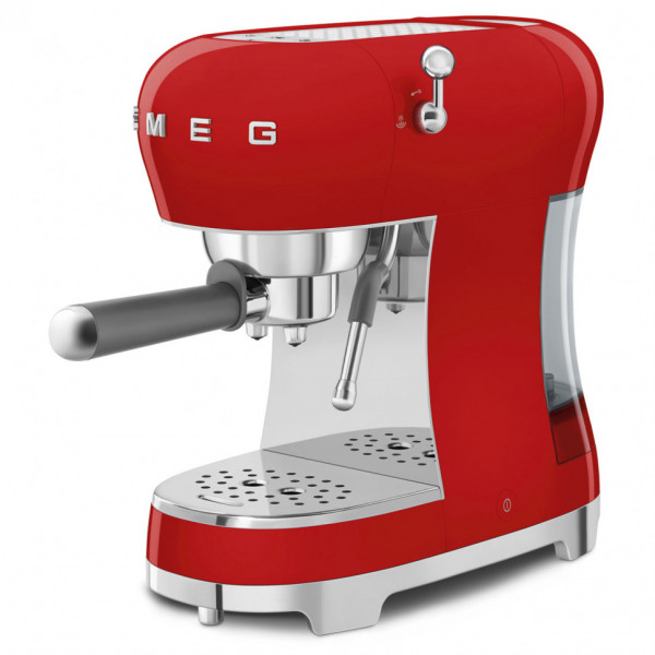 Кофемашина-эспрессо Smeg ECF02RDEU, Красный