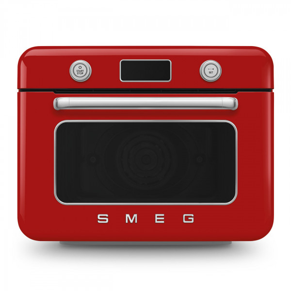 Настольная комбинированная пароварка Smeg COF01RDEU, Красный