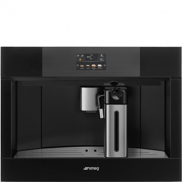 Автоматическая кофемашина Smeg CMS4104B3RU, чёрное стекло