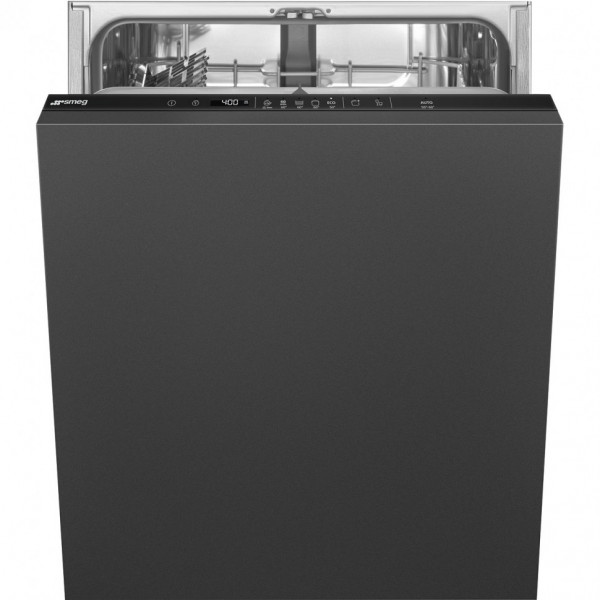 Полностью встраиваемая посудомоечная машина Smeg STL262D, 60 см, чёрный
