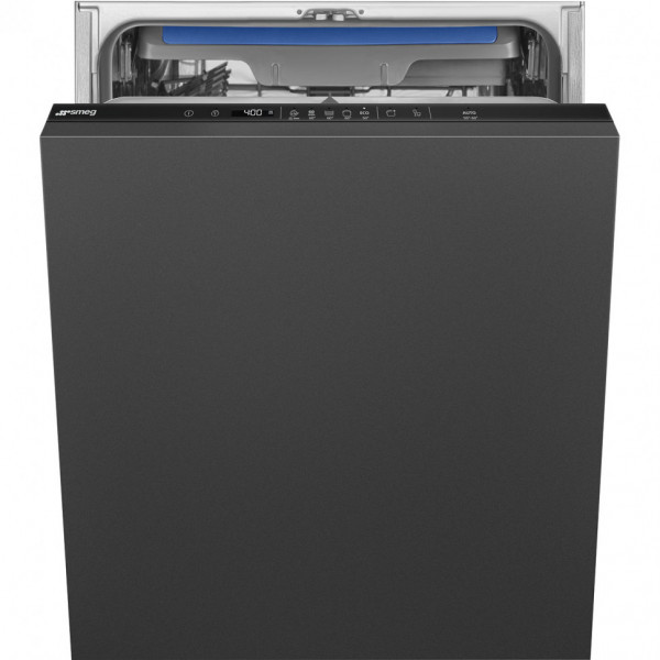 Полностью встраиваемая посудомоечная машина Smeg STL362DQ, 60 см, чёрный