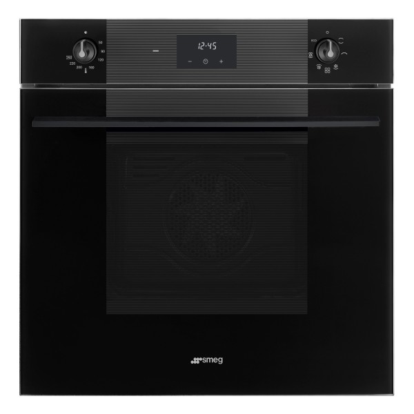 Электрический духовой шкаф, 60 см, Чёрный Smeg SF6100VB3RU