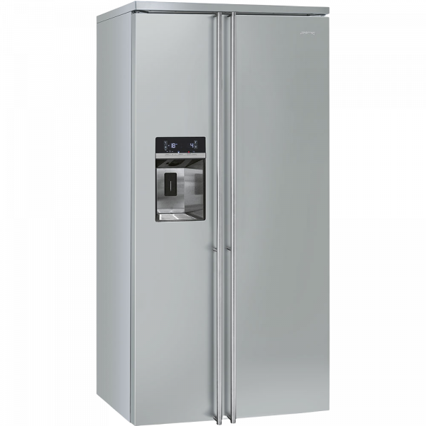 Отдельностоящий холодильник Side-by-Side, Нержавеющая сталь Smeg FA63X
