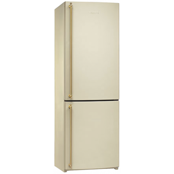 Отдельностоящий холодильник, 60 см, Кремовый Smeg FA860P