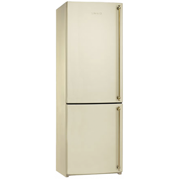 Отдельностоящий холодильник, 60 см, Кремовый Smeg FA860PS