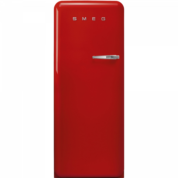 Отдельностоящий однодверный холодильник, стиль 50-х годов, 60 см, Красный Smeg FAB28LRD5